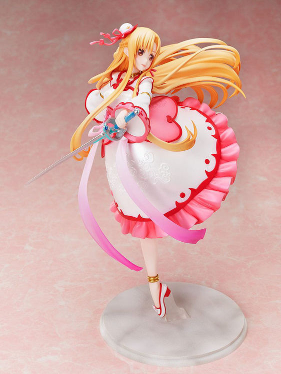 asuna red dress figure