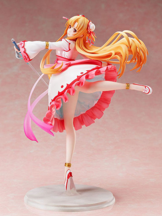 asuna red dress figure