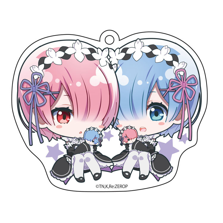 Re:Zero -Starting Life in Another World- Porte-clef Ram & Rem
