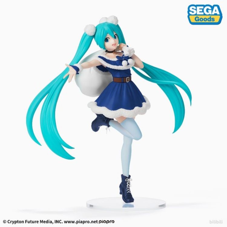 Vocaloid - Figurine Hatsune Miku : Christmas Style 2020 Ver., Blue Ver.