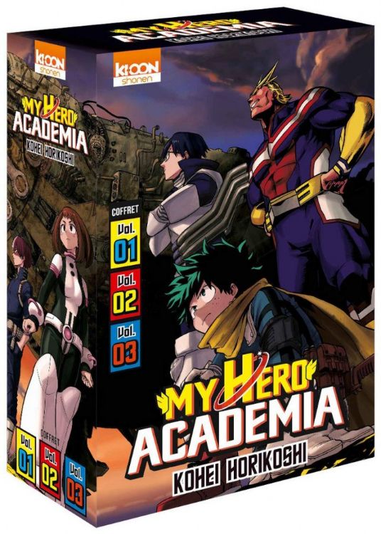 My Hero Academia Coffret Tome 01 à 03