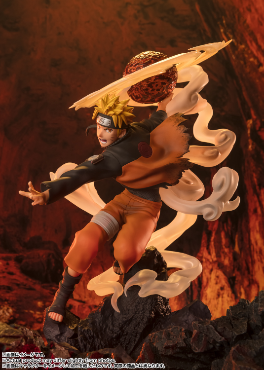 Naruto Shippuden - Figurine Uzumaki Naruto  -Sage Art Lava Release Rasenshuriken- Ver.(Bandai Spirits)