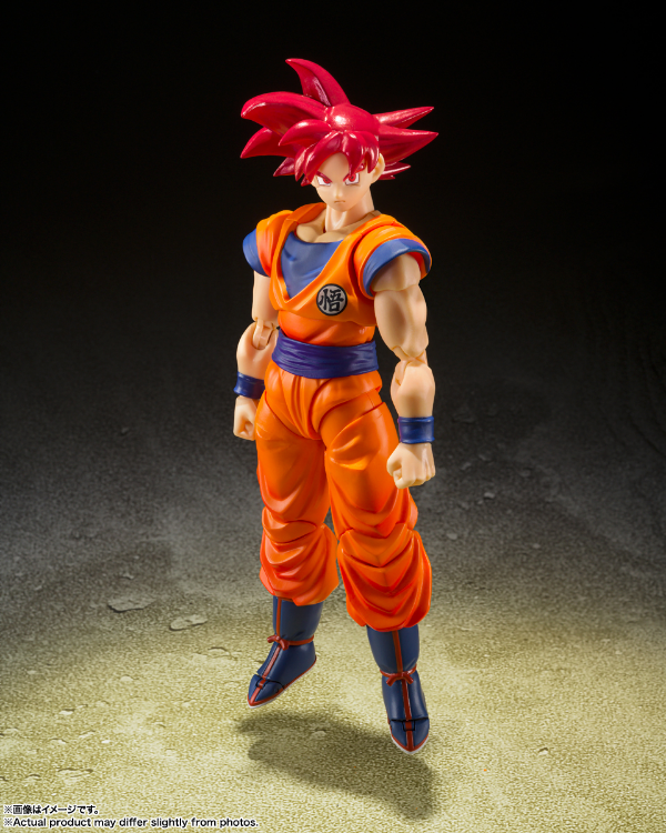 Dragon Ball Super - Figurine Son Goku SSJ God  Saiyan God of Virtue Ver. (Bandai Spirits)